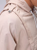 Men's Khaki Relaxed Fit Colourblocked Utility Jacket