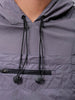 Men's Grey Relaxed Fit Colourblocked Utility Jacket
