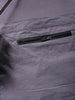 Men's Grey Relaxed Fit Colourblocked Utility Jacket
