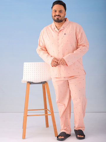 Shop Men's Printed Plus Size Lounge Set Online.