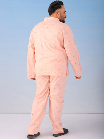 Shop Men's Printed Plus Size Lounge Set Online.