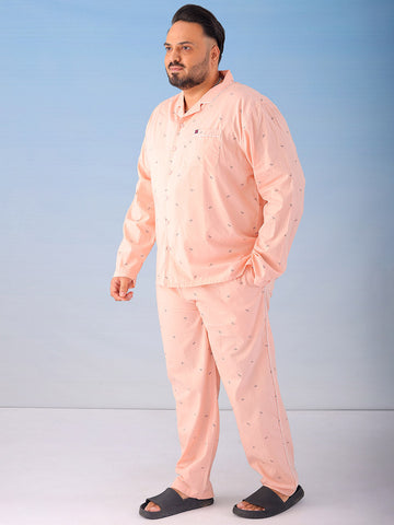 Shop Men's Printed Plus Size Lounge Set Online.