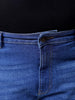 Men's Blue Bootcut Fit Casual Jeans
