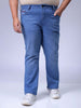 Men's Blue Bootcut Fit Casual Jeans