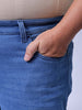 Men's Blue Bootcut Fit Casual Jeans