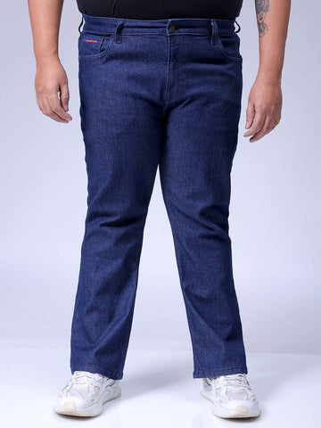Men's Blue Bootcut Fit Casual Jeans