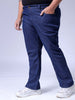 Men's Blue Bootcut Fit Casual Jeans