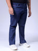 Men's Blue Bootcut Fit Casual Jeans