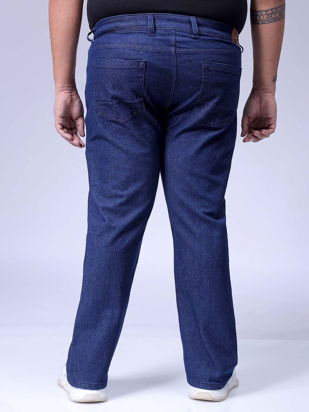 Men's Blue Bootcut Fit Casual Jeans