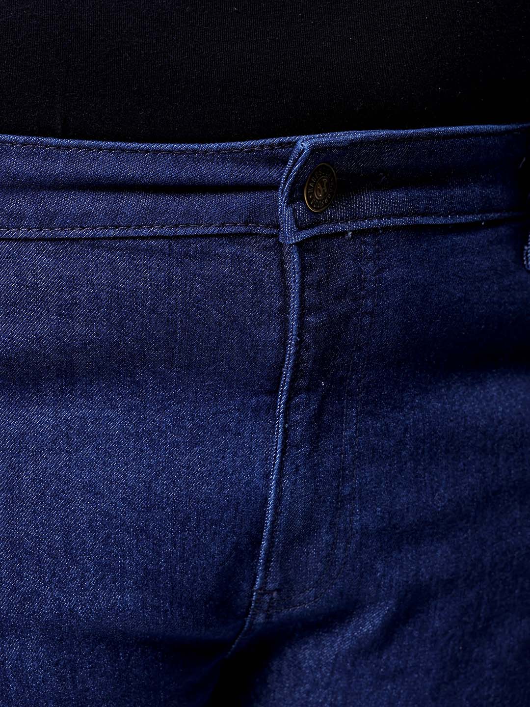 Men's Blue Bootcut Fit Casual Jeans