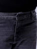 Men's Plus Size Grey Bootcut Fit Solid Stretchable Jeans