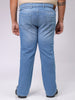 Men's Blue Bootcut Fit Casual Jeans