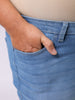 Men's Blue Bootcut Fit Casual Jeans