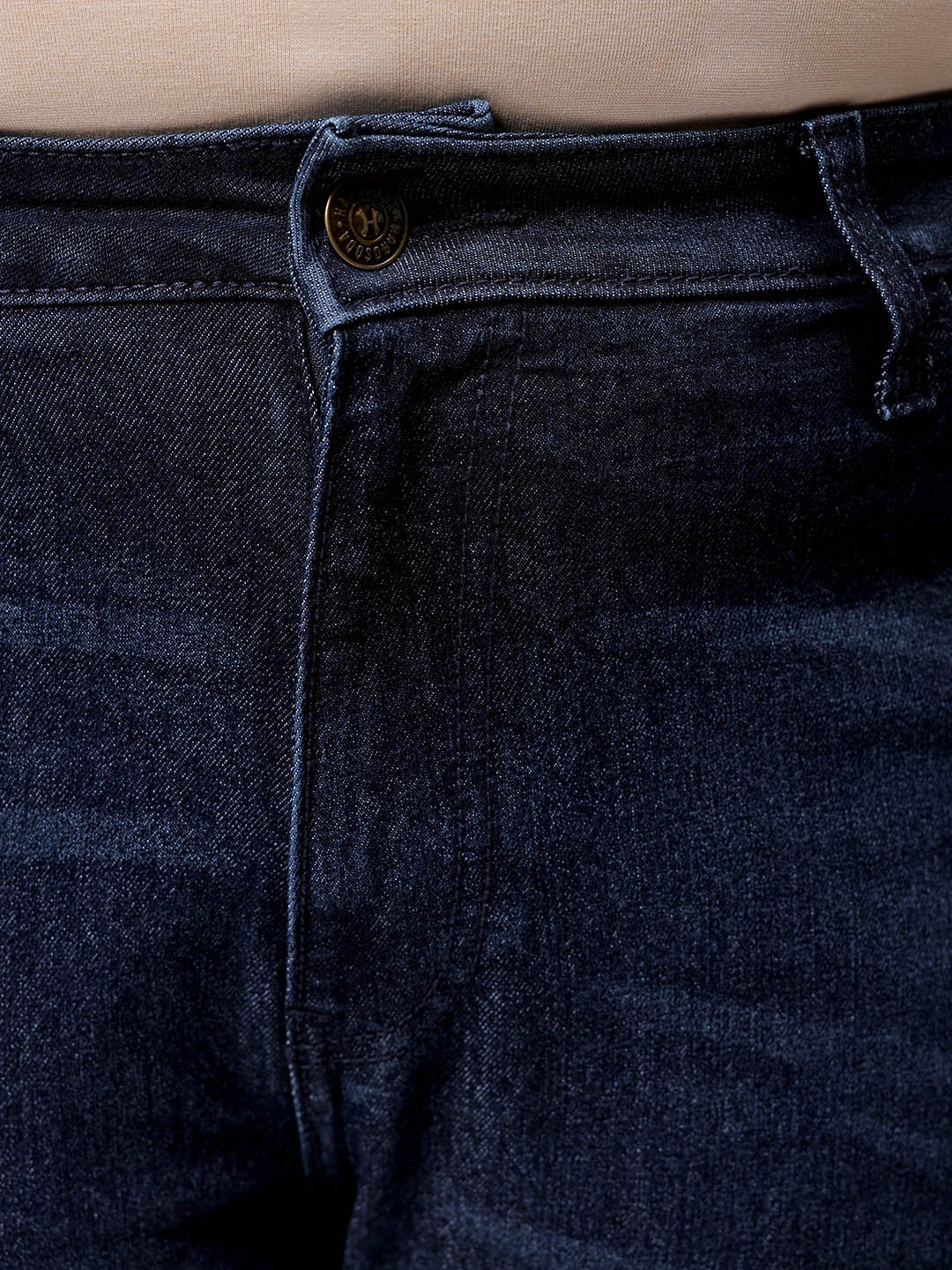 Men's Plus Size Bootcut Solid Jeans
