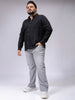 Men's Plus Size Bootcut Solid Jeans