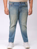 Men's Blue Carrot Fit Casual Jeans