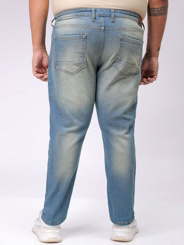 Men's Blue Carrot Fit Casual Jeans