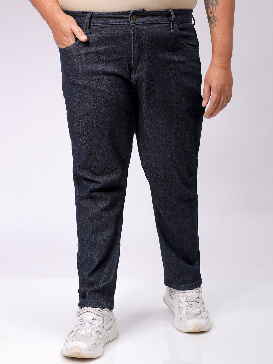 Men's Blue Carrot Fit Casual Jeans