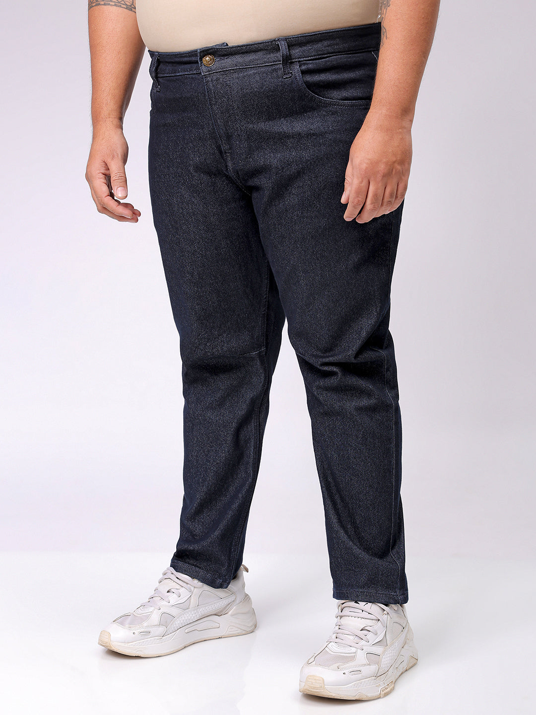 Men's Blue Carrot Fit Casual Jeans