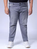 Men's Grey Carrot Fit Casual Jeans