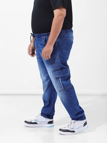 Men's Blue Regular Fit Casual Jeans