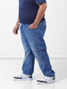 Men's Blue Regular Fit Casual Jeans