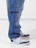 Men's Blue Regular Fit Casual Jeans