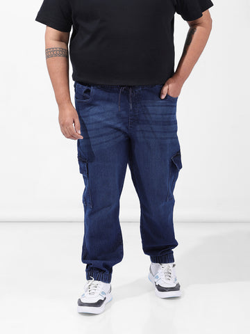 Men's Blue Regular Fit Casual Jeans