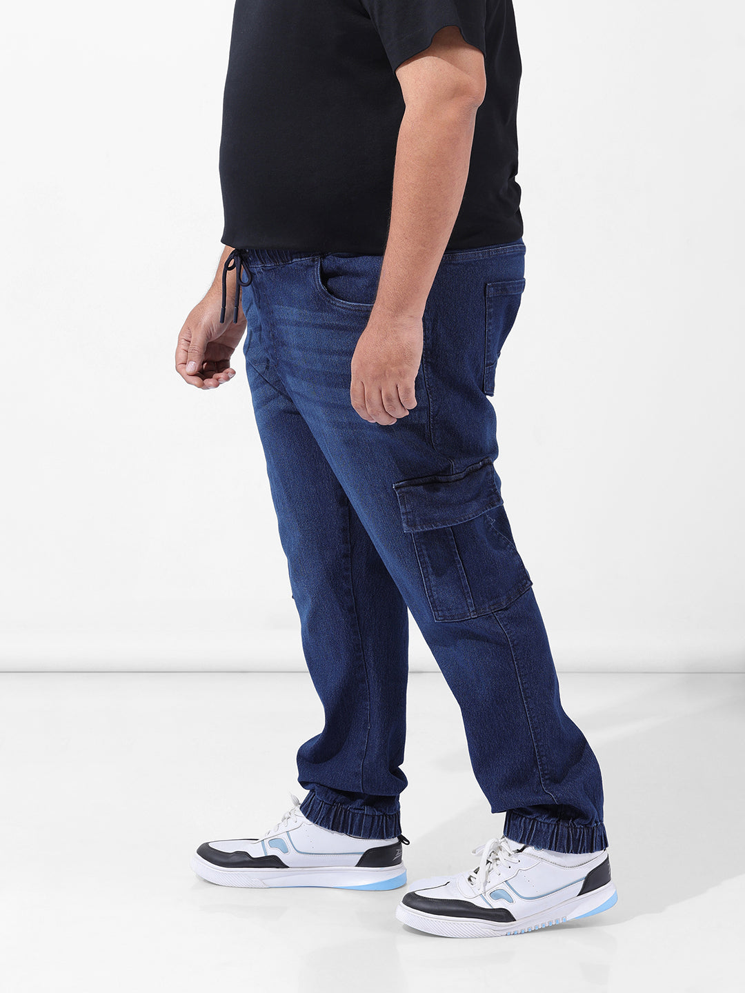 Men's Blue Regular Fit Casual Jeans
