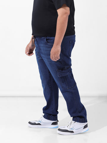 Men's Blue Regular Fit Casual Jeans