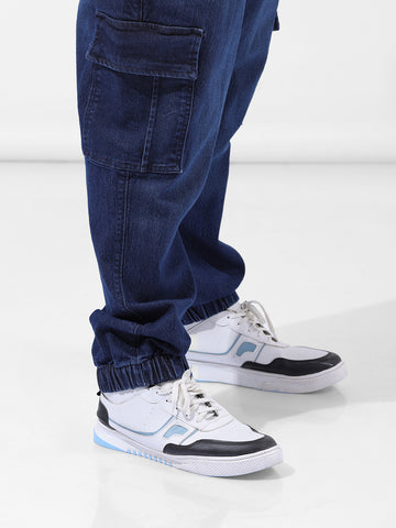 Men's Blue Regular Fit Casual Jeans