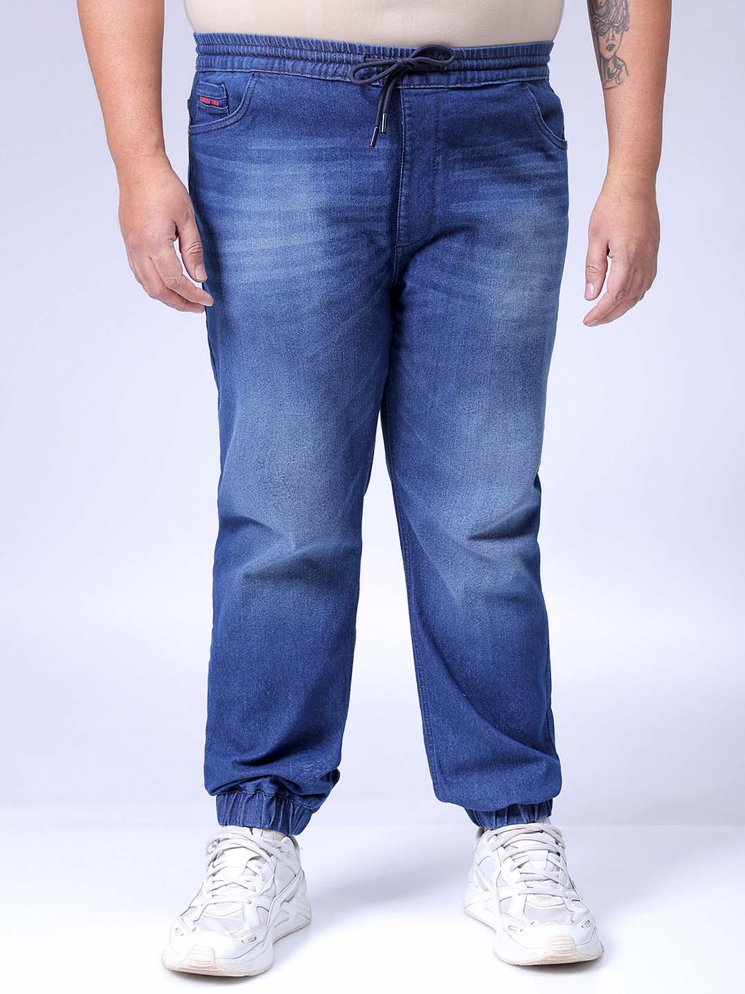 Men's Blue Slim Fit Casual Jeans