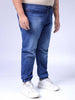 Men's Blue Slim Fit Casual Jeans