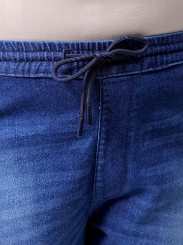 Men's Blue Slim Fit Casual Jeans