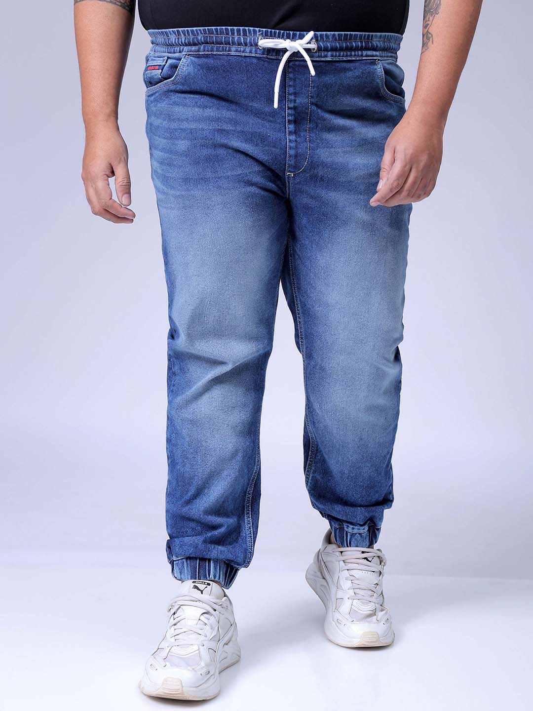 Men's Blue Slim Fit Casual Jeans