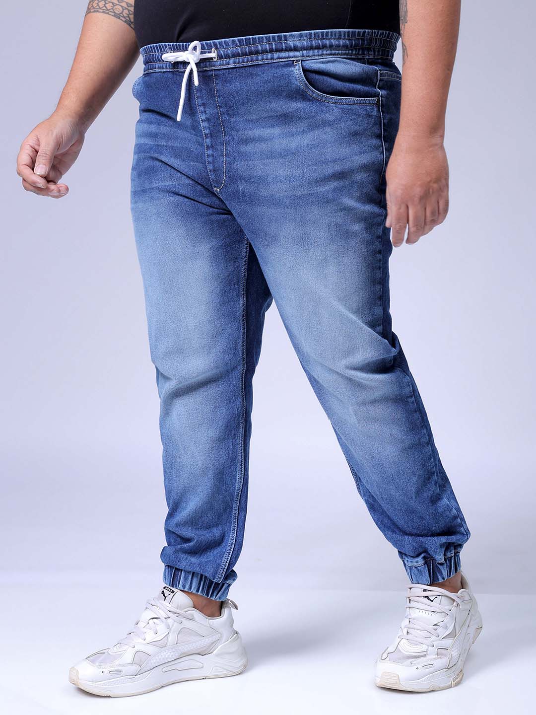 Men's Blue Slim Fit Casual Jeans