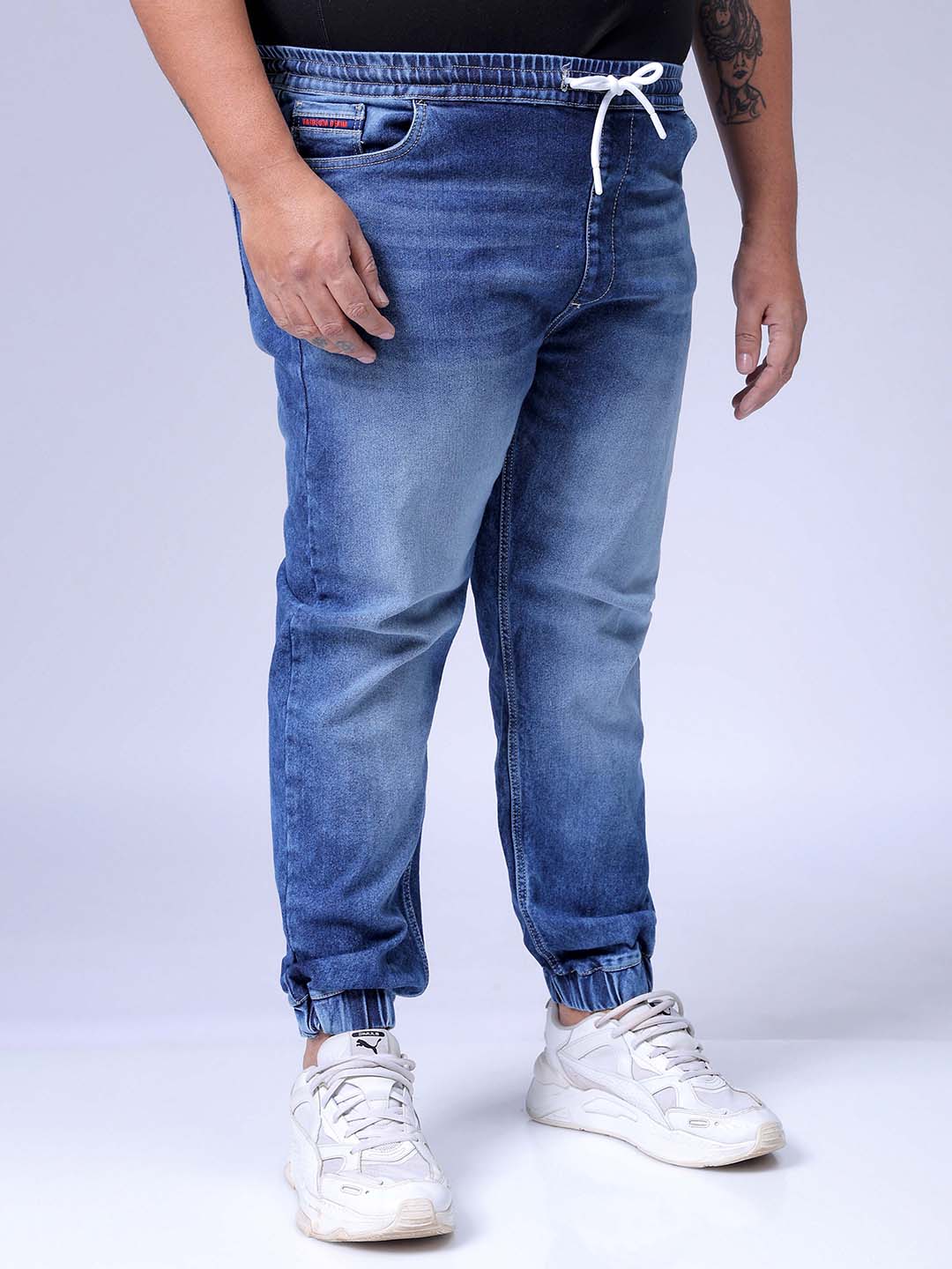 Men's Blue Slim Fit Casual Jeans
