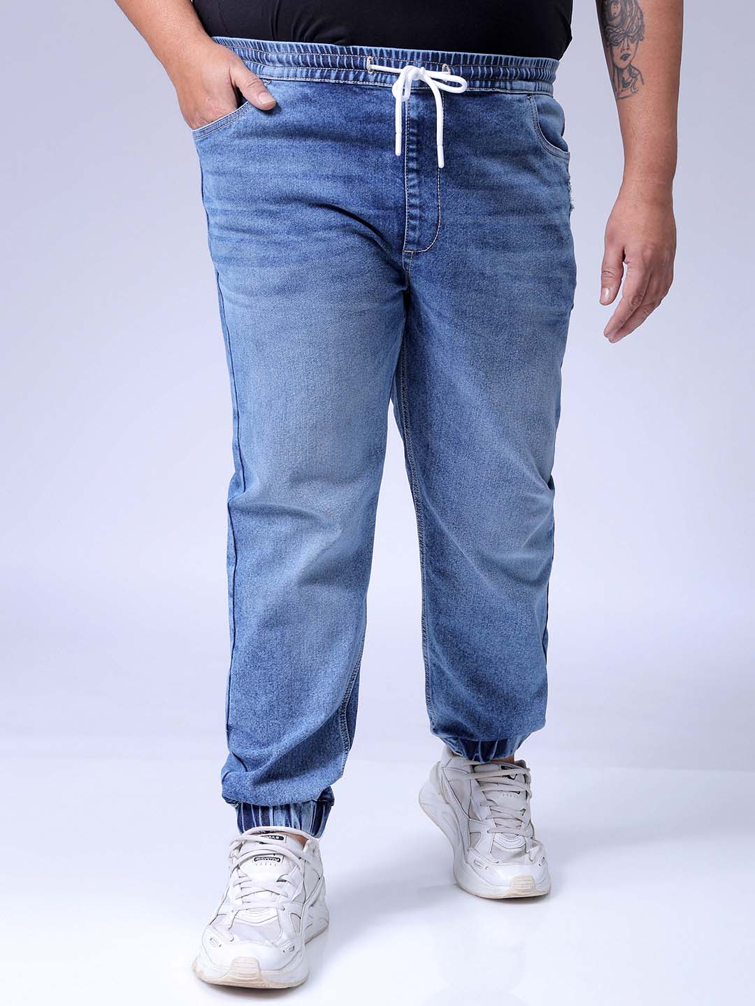 Men's Blue Slim Fit Casual Jeans