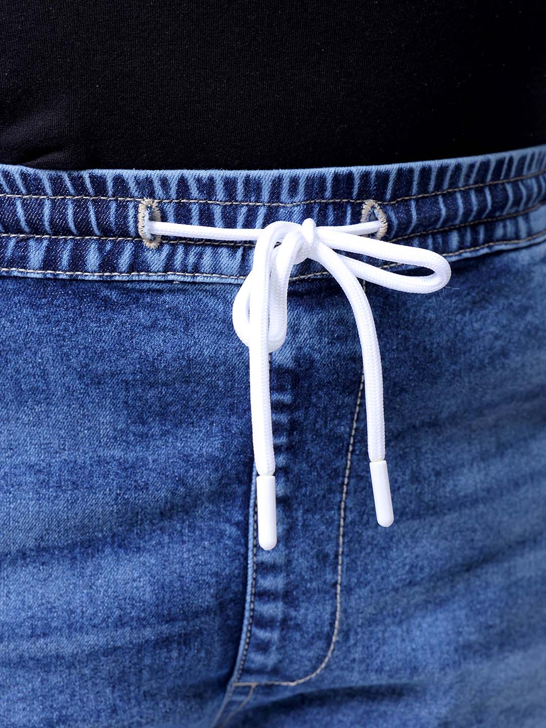 Men's Blue Slim Fit Casual Jeans