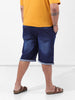 Men's Blue Regular Fit Casual Shorts