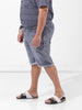 Men's Grey Regular Fit Casual Shorts