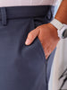 Shop Men's Grey Regular Fit Self Design Plus Size Chino Jogger Online.