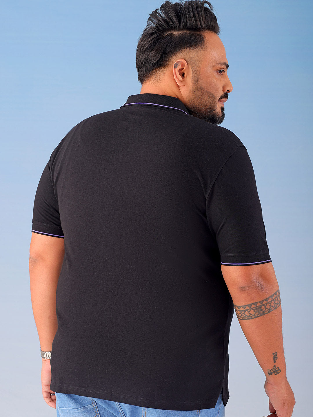 Shop Men's Solid Plus Size T-Shirt Online.