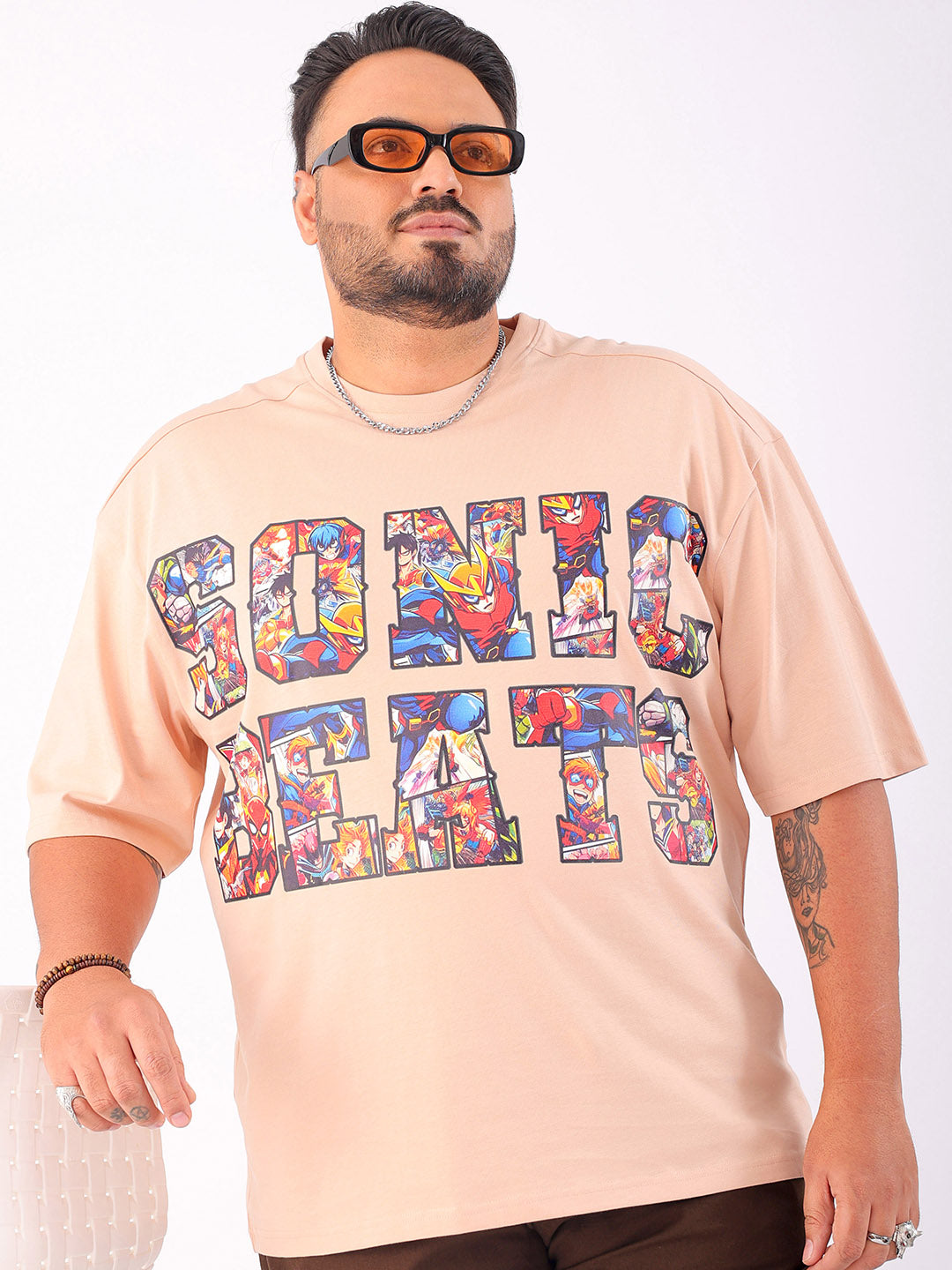 Shop Men's Printed Plus Size T-Shirt Online.