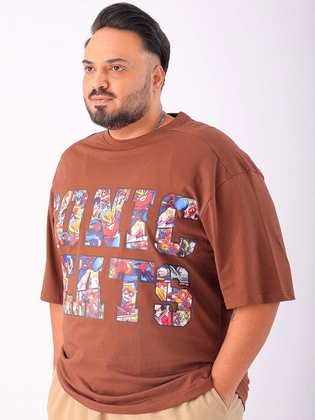 Shop Men's Printed Plus Size T-Shirt Online.