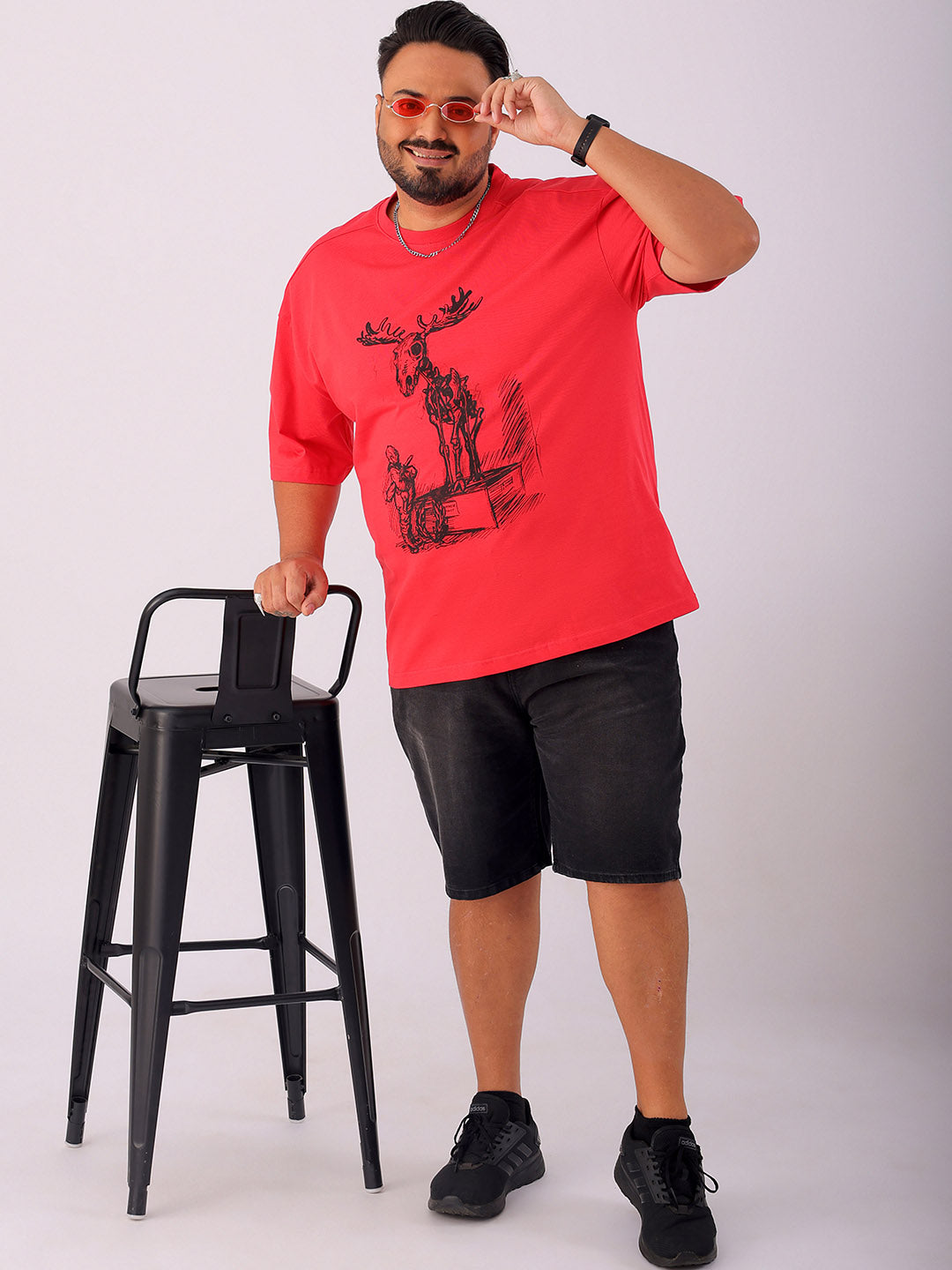 Shop Men's Printed Plus Size T-Shirt Online.