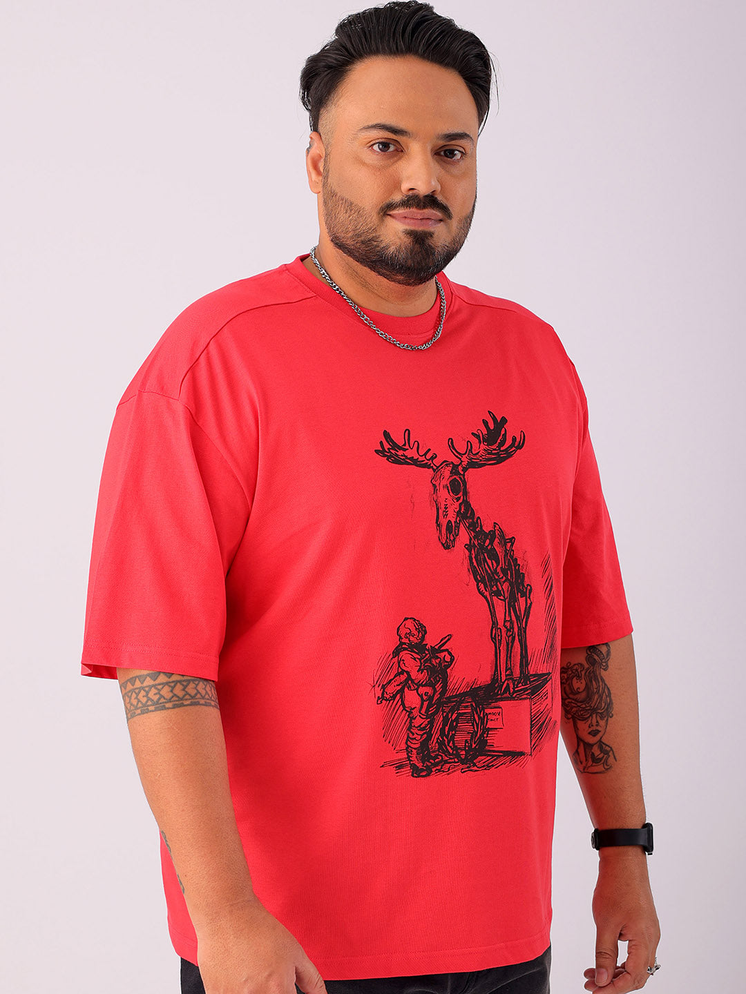 Shop Men's Printed Plus Size T-Shirt Online.