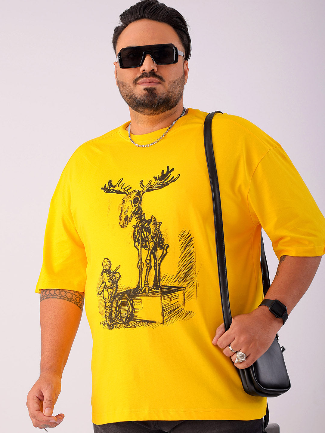 Shop Men's Printed Plus Size T-Shirt Online.