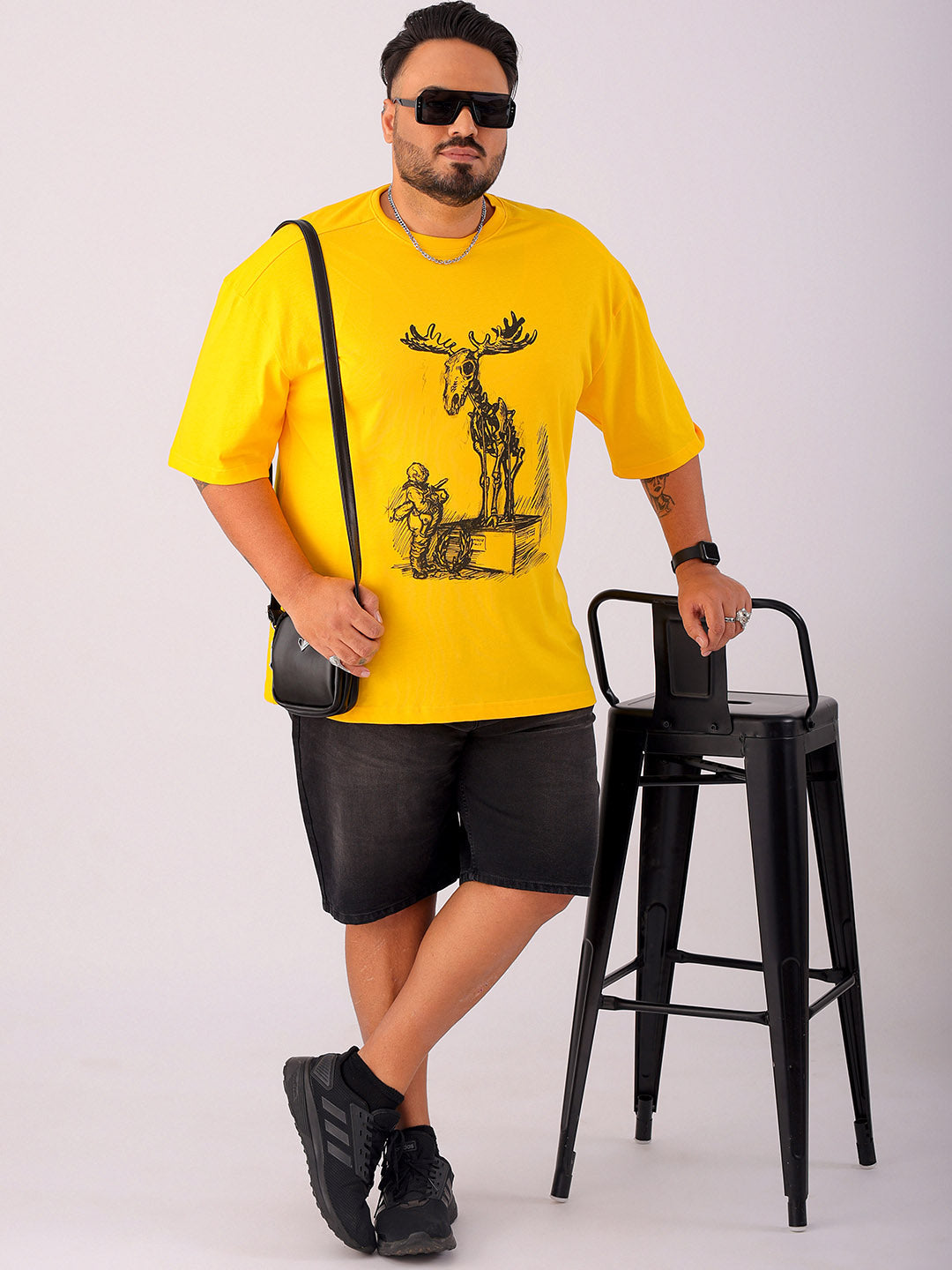 Shop Men's Printed Plus Size T-Shirt Online.