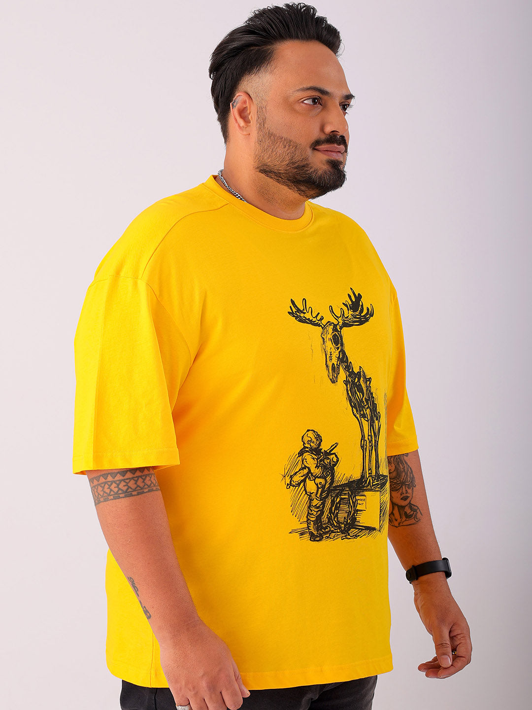 Shop Men's Printed Plus Size T-Shirt Online.